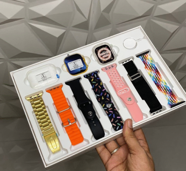 Eco Bazaar i20 Ultra Max Suit – 2.3" Smartwatch & Wireless Earphones 10-in-1 Set - Image 2