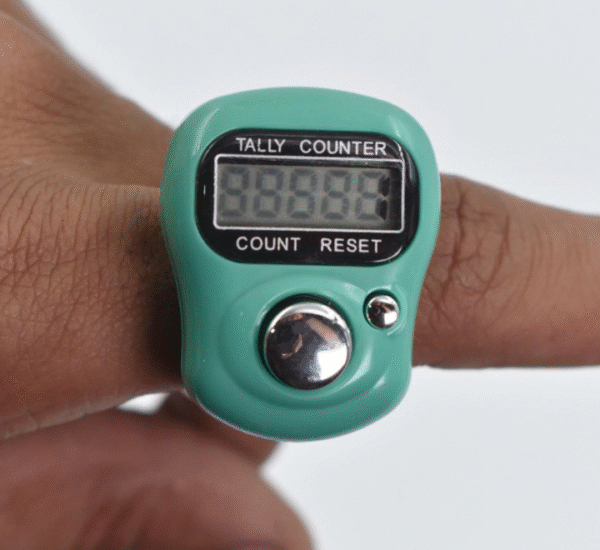 Eco Bazaar Digital Finger Tally Counter – Portable LCD Display with Count & Reset Function - Image 3