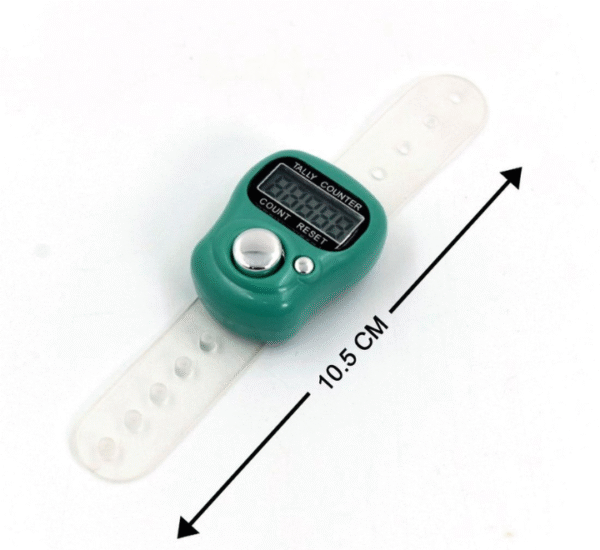 Eco Bazaar Digital Finger Tally Counter – Portable LCD Display with Count & Reset Function - Image 2