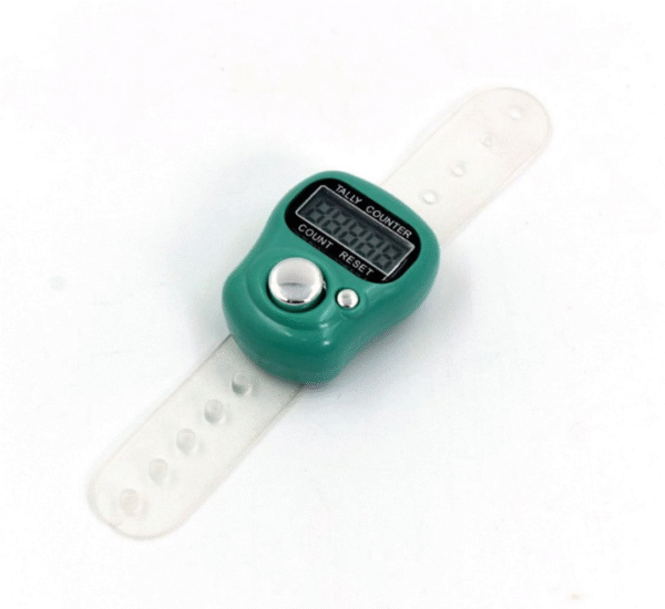 Eco Bazaar Digital Finger Tally Counter – Portable LCD Display with Count & Reset Function